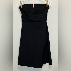 White House Black Market black strapless cocktail dress